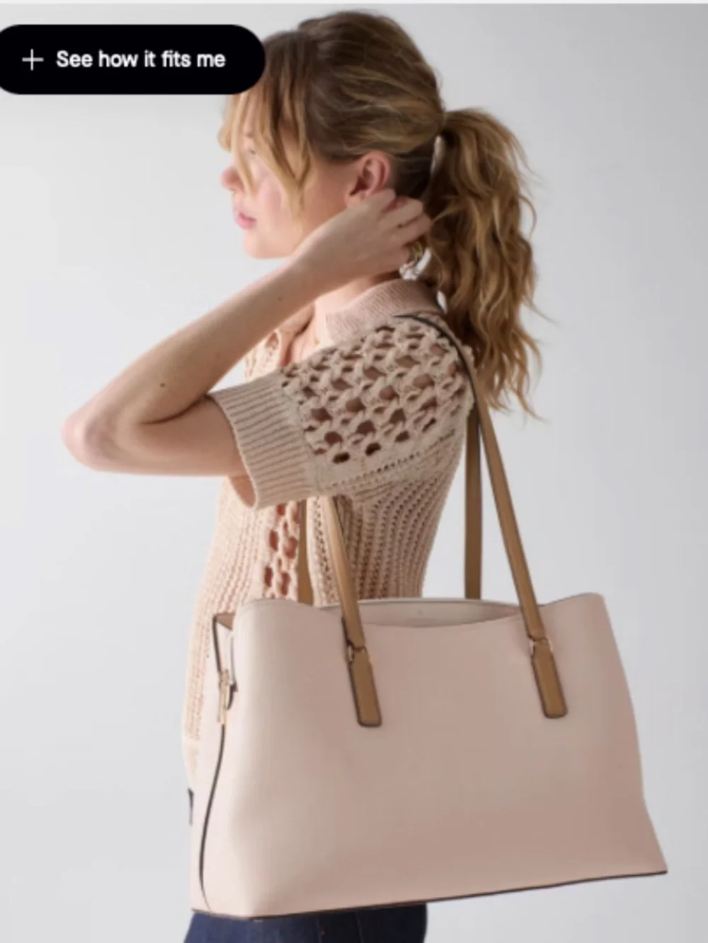 NWT Kate Spade Thompson Street Commuter Tote Bag Cream Laptop Work Tote